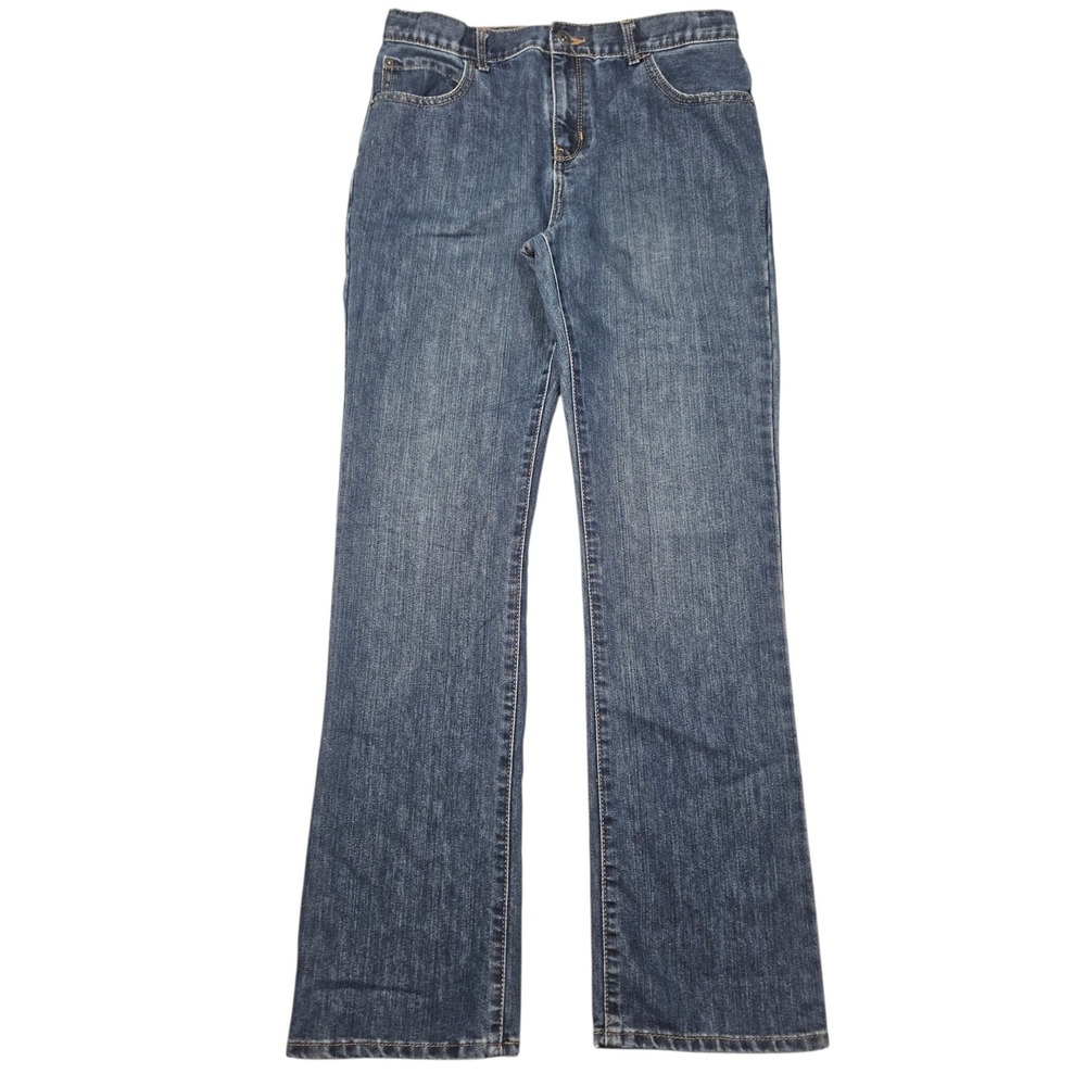 The Children's Place Bootcut Jeans Medium Wash Blue Denim Sz 16 Regular